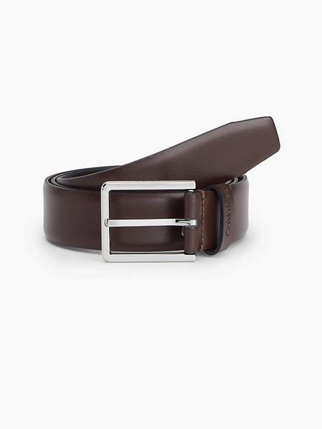 Calvin Klein USA Leather Mens Belt Brown 8753209-QS